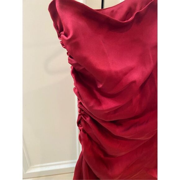 INTERMIX Ramona Silk One-Shoulder Top - Picture 6 of 12